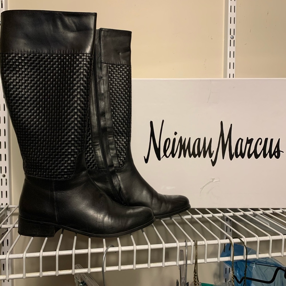 Neiman Marcus leather knee high boots